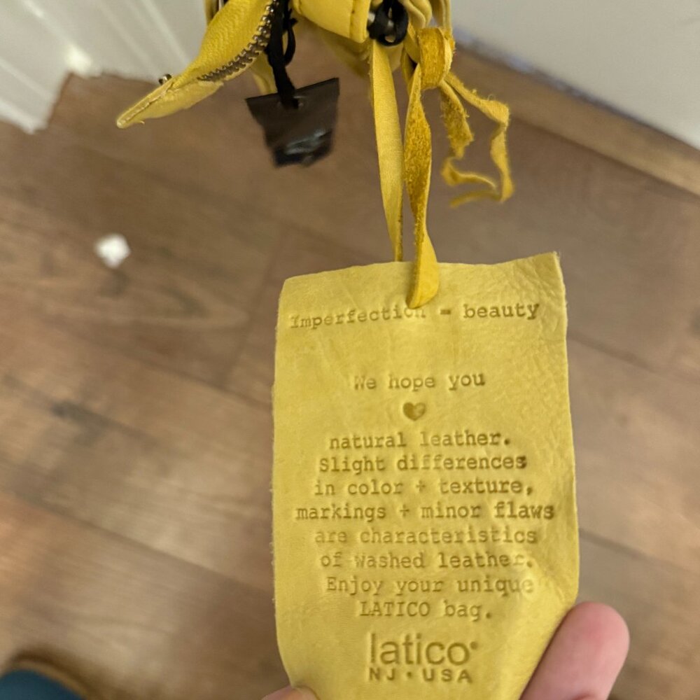 NWT *Latico* Lemon Yellow | Avalon Crossbody | Sold Out Color | w/ Dust Bag - Picture 8 of 11